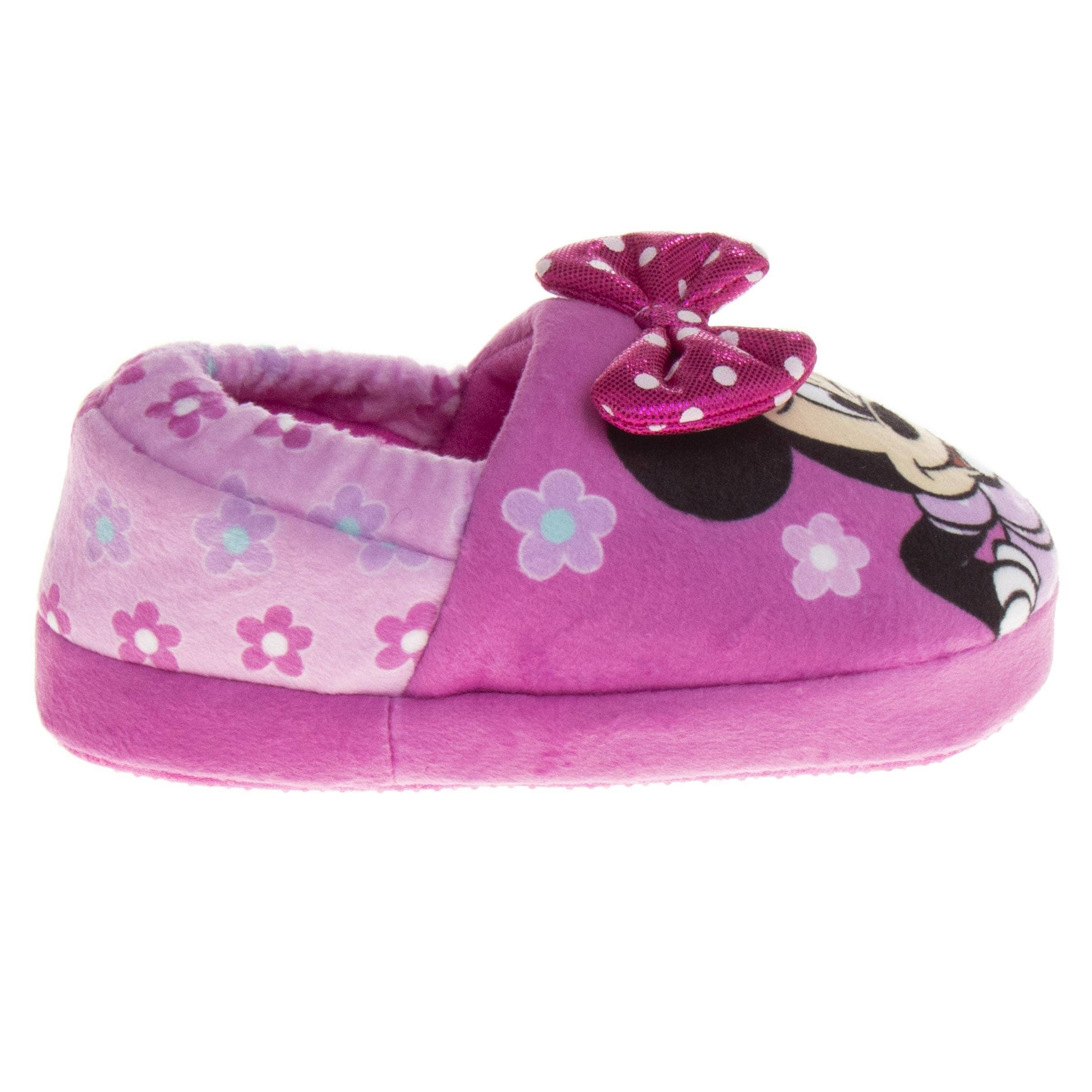 Josmo Shoes Inc - Wholesale Slippers - Kids - Disney Minnie Mouse Bow Plush Slippers (Toddler/Little Kid)1