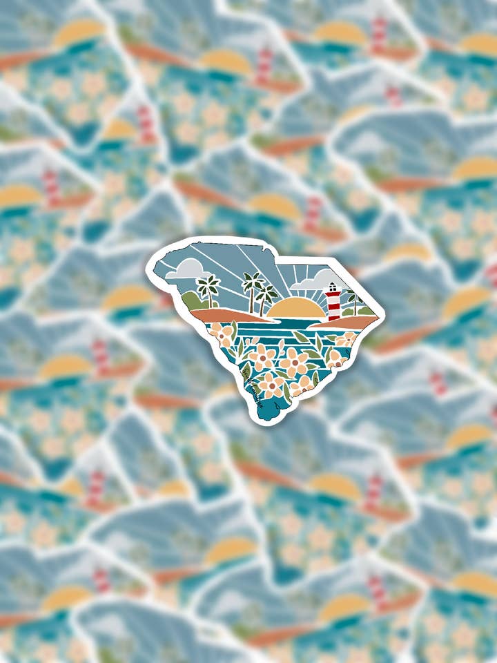 South Carolina State sticker for wholesale by CreationsByMaddied