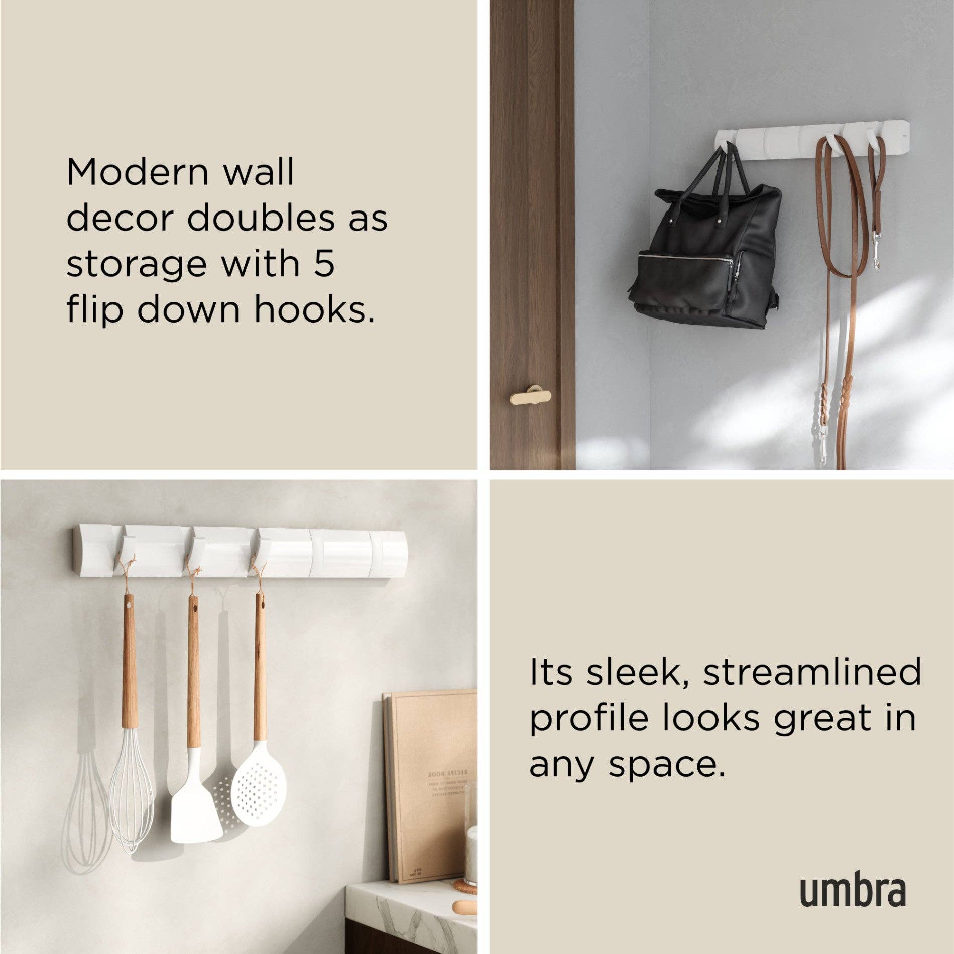 Umbra - Wholesale Wall Hook - Flip 5 Wall Mounted Hook17