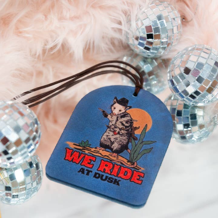Cluster Funk Studio - Wholesale Car Freshener - Unisex - Opossum Cowboy Car Air Freshener