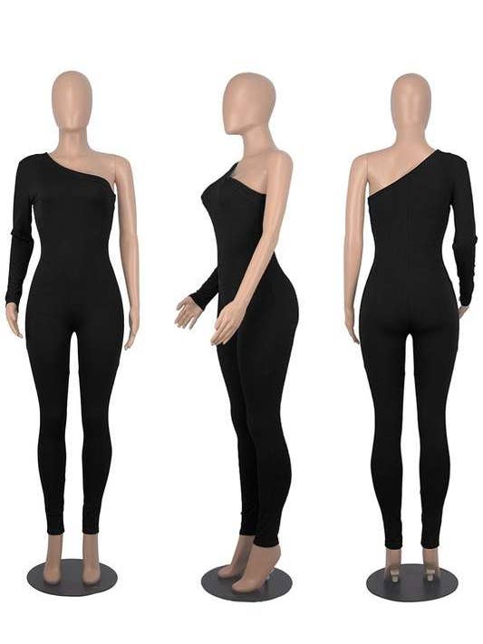 Flarix - Wholesale Jumpsuit - Women's - one long sleeve fitted jumpsuits5