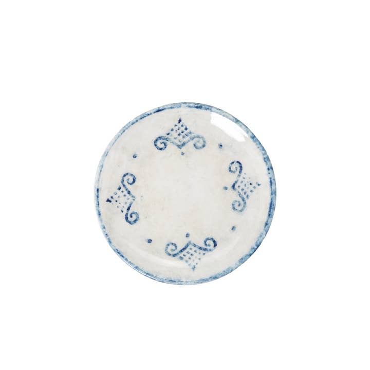 Arte Italica & Crown Linen Designs - Wholesale Appetizer Serveware - Burano Bread / Canapé Plate - New Color