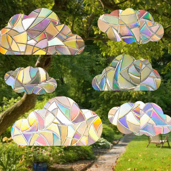 Cloud Shape Suncatcher Pack for wholesale by Mustard Tiger