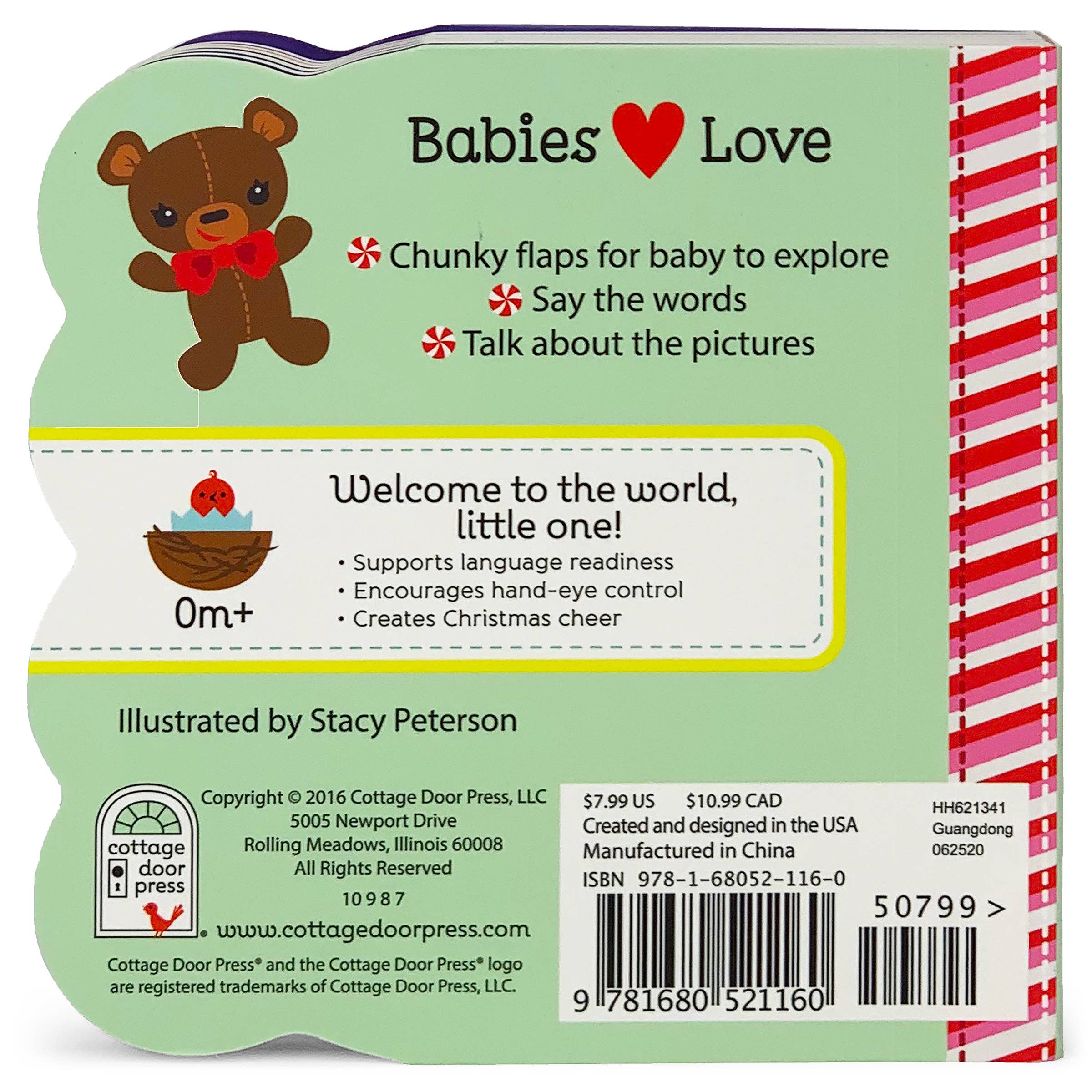 Cottage Door Press - Wholesale Baby & Toddler Book (0-2) - Babies Love Christmas Lift-a-Flap Board Book1