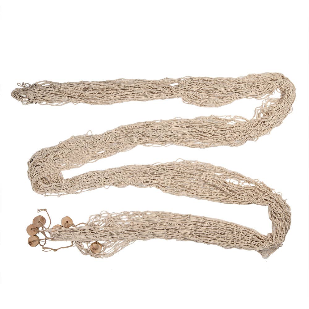 Clayre & Eef - Wholesale Decorative Figurine - 66072 Decoration Fishing net 200x400 cm Beige Rope1