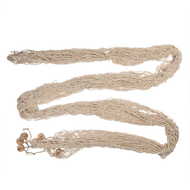 Clayre & Eef - Wholesale Decorative Figurine - 66072 Decoration Fishing net 200x400 cm Beige Rope1