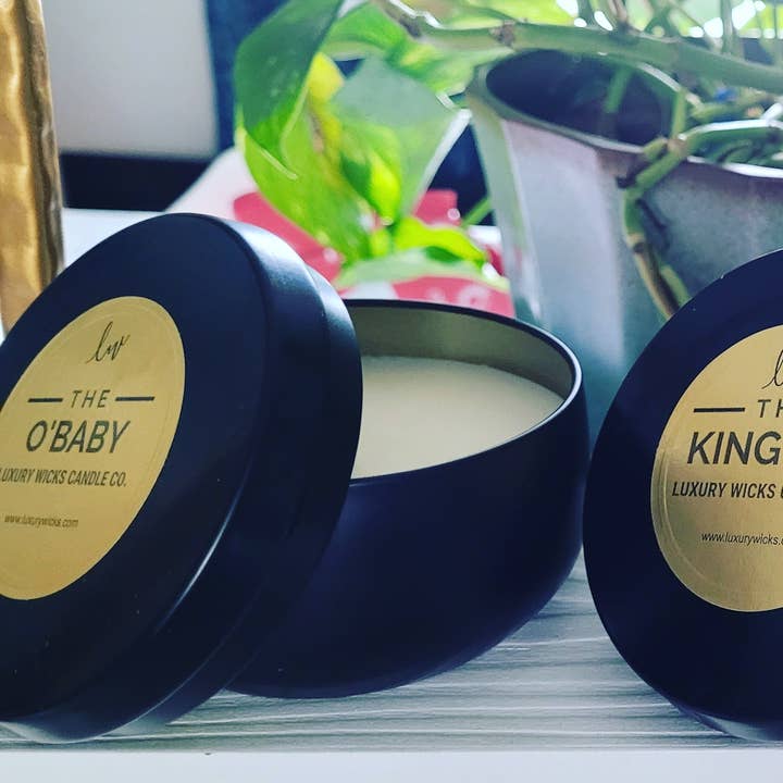 Paire Noir Mat pour la vente par Luxury Wicks Candle Co.