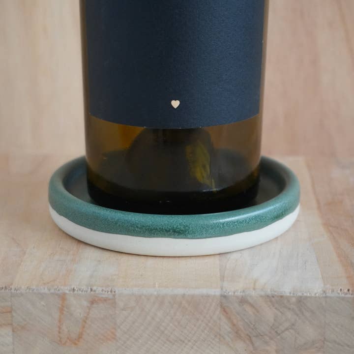 Shelby Page Ceramics - Wholesale Bottle Rack/Holder - Wine Bottle Coaster - Core Glazes1