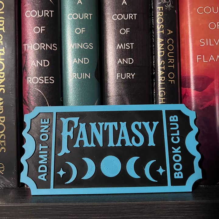 Readers Leisure - Wholesale Bookend - Ticket Stub Bookshelf Decor- 3D printed 6