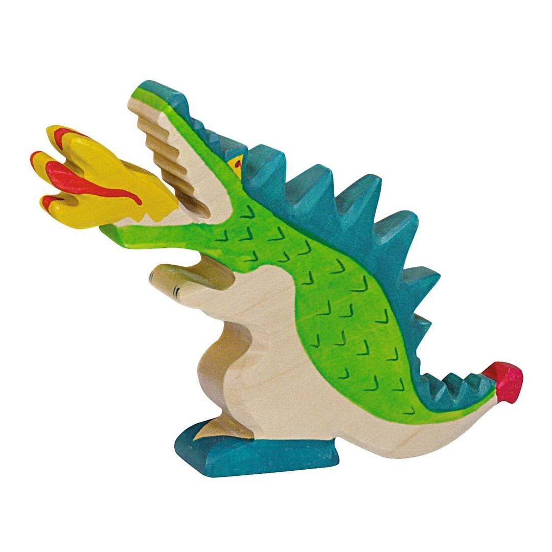 Goki America - Wholesale Wood Toy - Kids - Dragon, green1