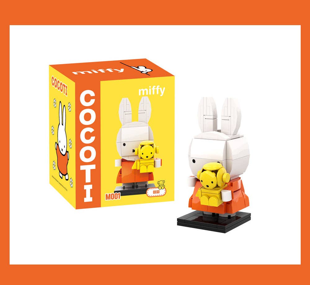 K-Wonderland - Wholesale Build-a-Toy - Kids - COCOTI Miffy Brick Figure with Teddy – Mini Block Set7