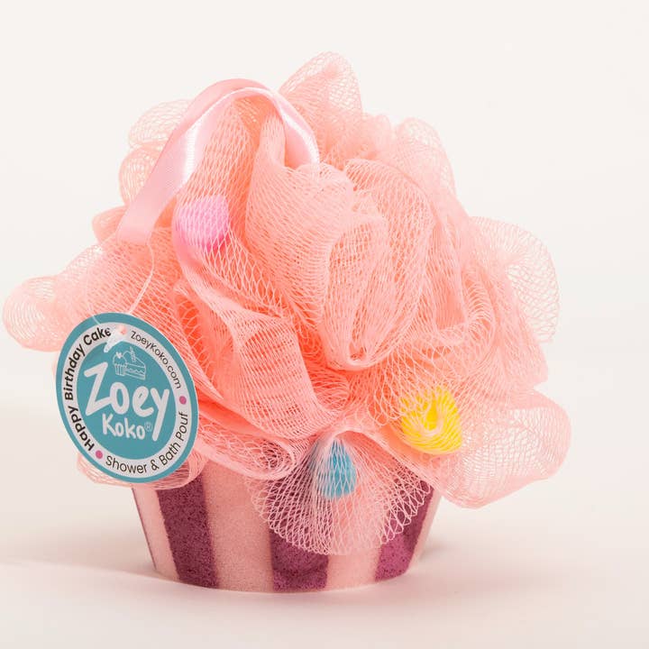 Zoey Koko - Wholesale Loofah - Birthday Cupcake Bath & Shower Loofah1