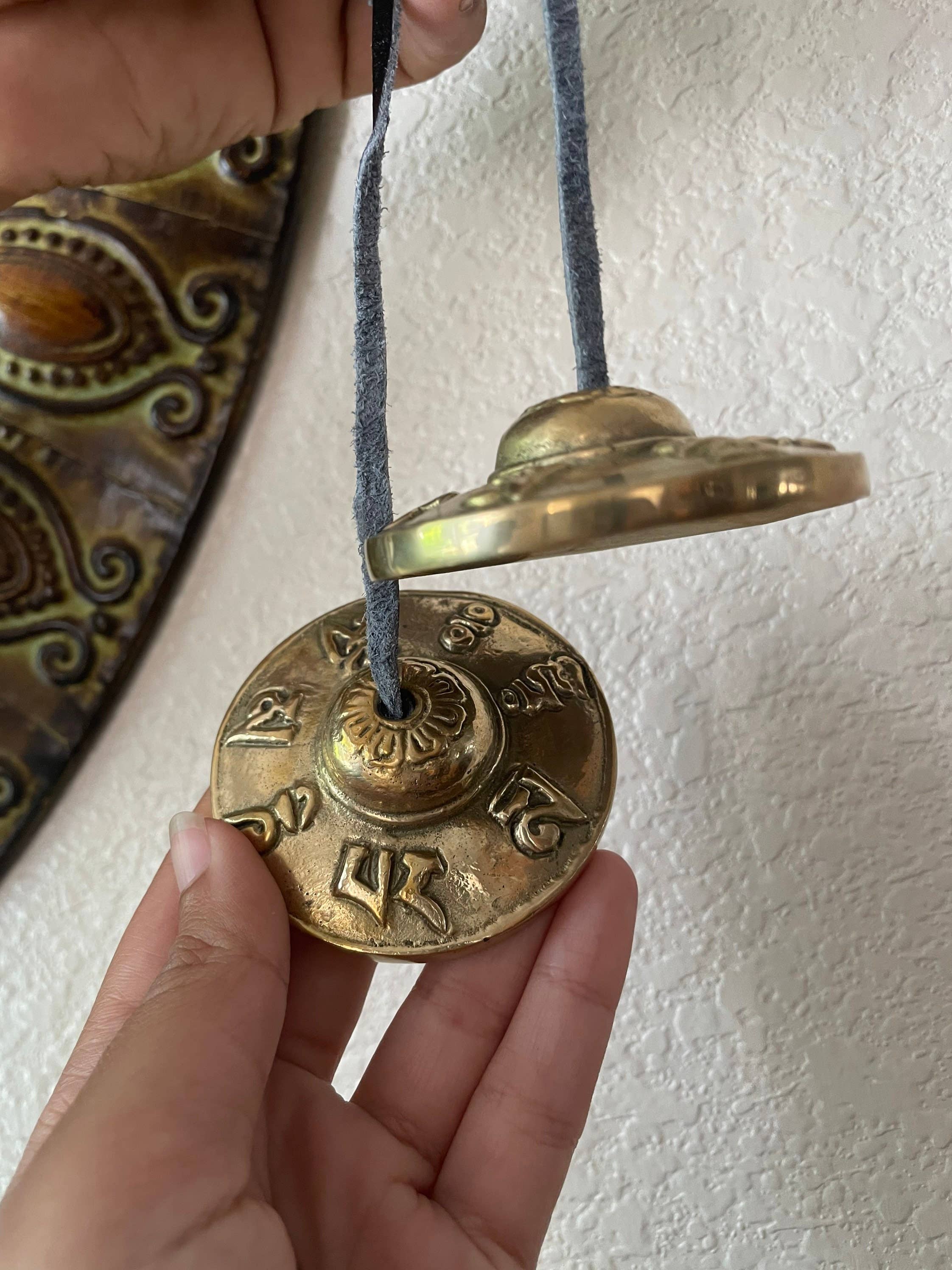 Like International - Wholesale Meditation Supplies - Om Mane Padmi Hum Tibetan Tingsha Bells for Meditation2