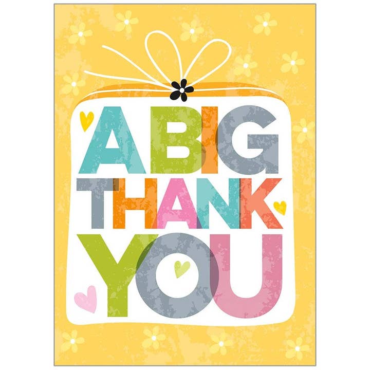 Legacy – Großhandel Dankeskarten – Ein GROSSES Dankeschön - Dankeschön-Karte