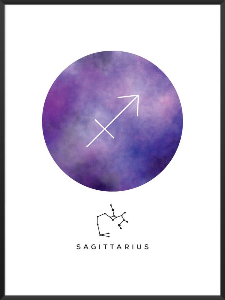 Sagittarius - Sagittarius Zodiac Sign Poster for wholesale by Project Nord