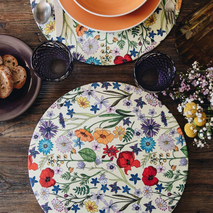 Sous-assiette Printemps - Une Collection de Motifs Simples pour la vente par Misalù - Dress up your table