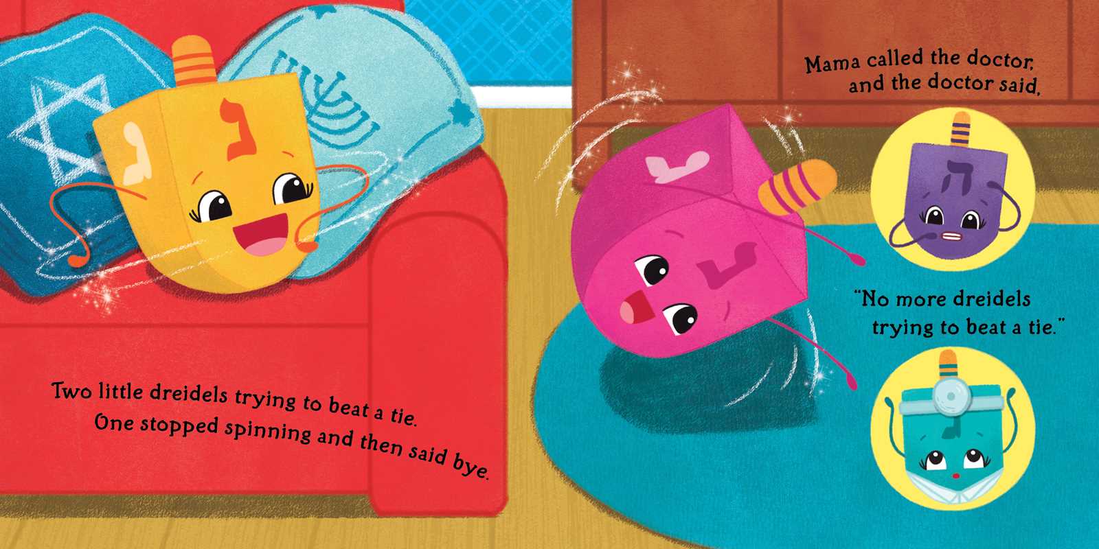 Simon & Schuster - Wholesale Baby & Toddler Book (0-2) - Five Little Dreidels by Jeffrey Burton2