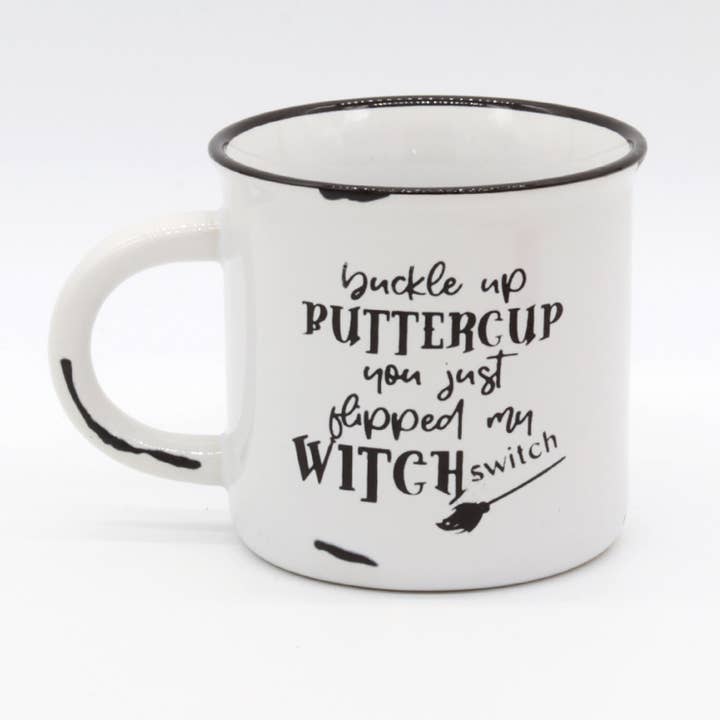 Buckle up ButterCup for wholesale by The MAD Mugs