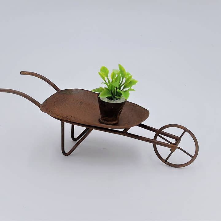 Home Kreation by KK dba Kraft Klub – Engroshandel Pyntefigur – MINI RUSTEN TIN TRILLEBØR 6"1