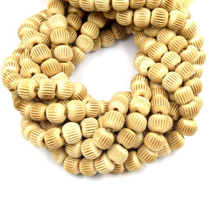 Only Beads - Wholesale Beads - Bone Beads | Carved Ox Bone Beads | Unique Artisan Beads1