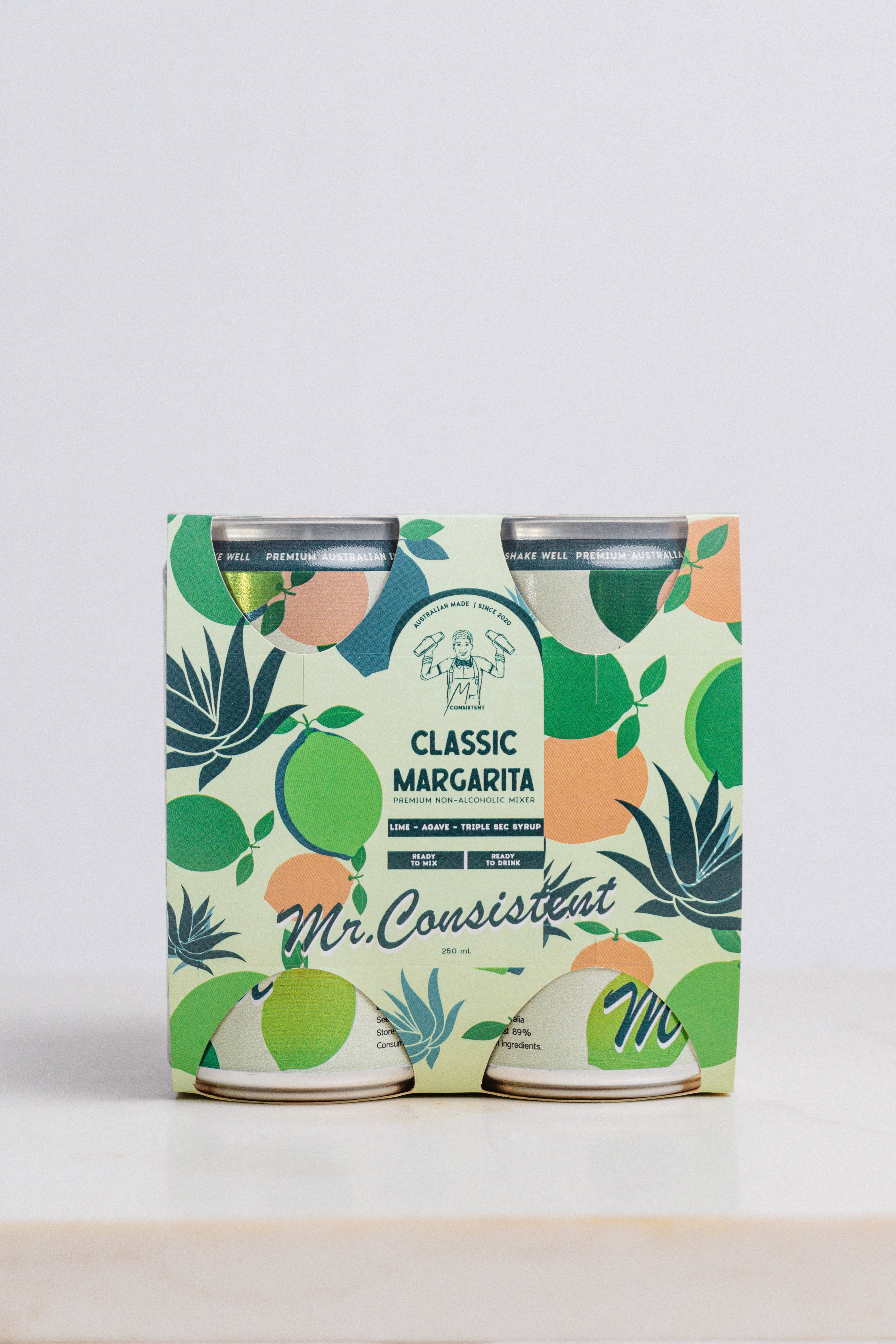 Mr. Consistent - Wholesale Cocktail mix/syrup - Margarita 250 mL Can Range1