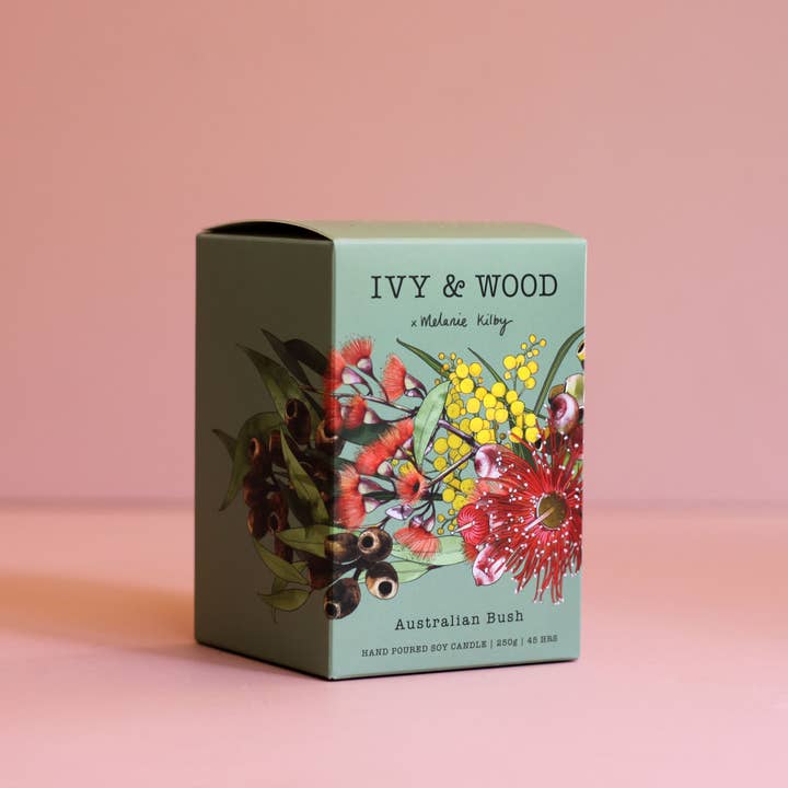 Ivy & Wood - Wholesale Jar/Filled Candle - Australiana: Australian Bush Soy Candle3