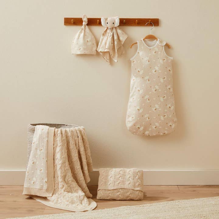 Baby Elephant Sleeping Bag Set – 5 Piece Newborn Set for wholesale by Nipperland
