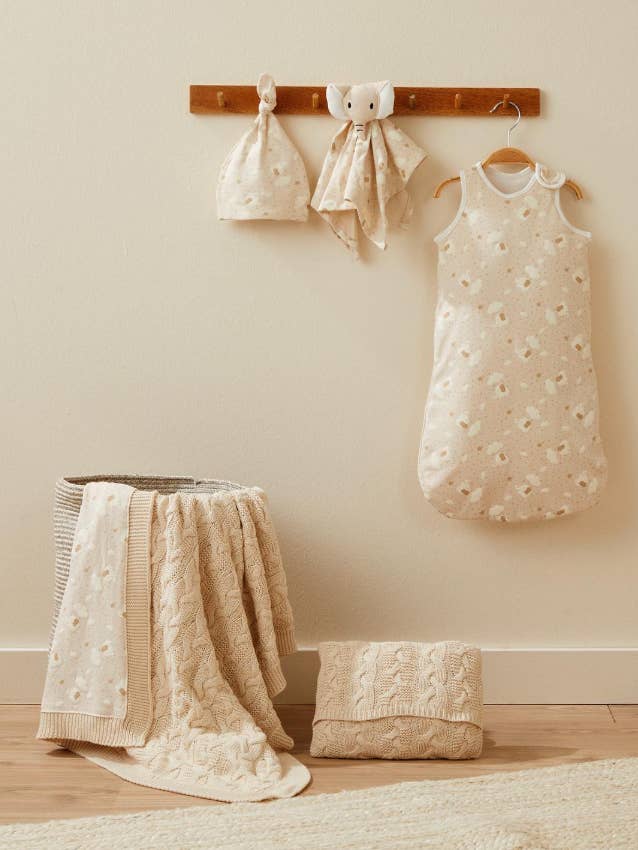 Baby Elephant Sleeping Bag Set – 5 Piece Newborn Set for wholesale by Nipperland