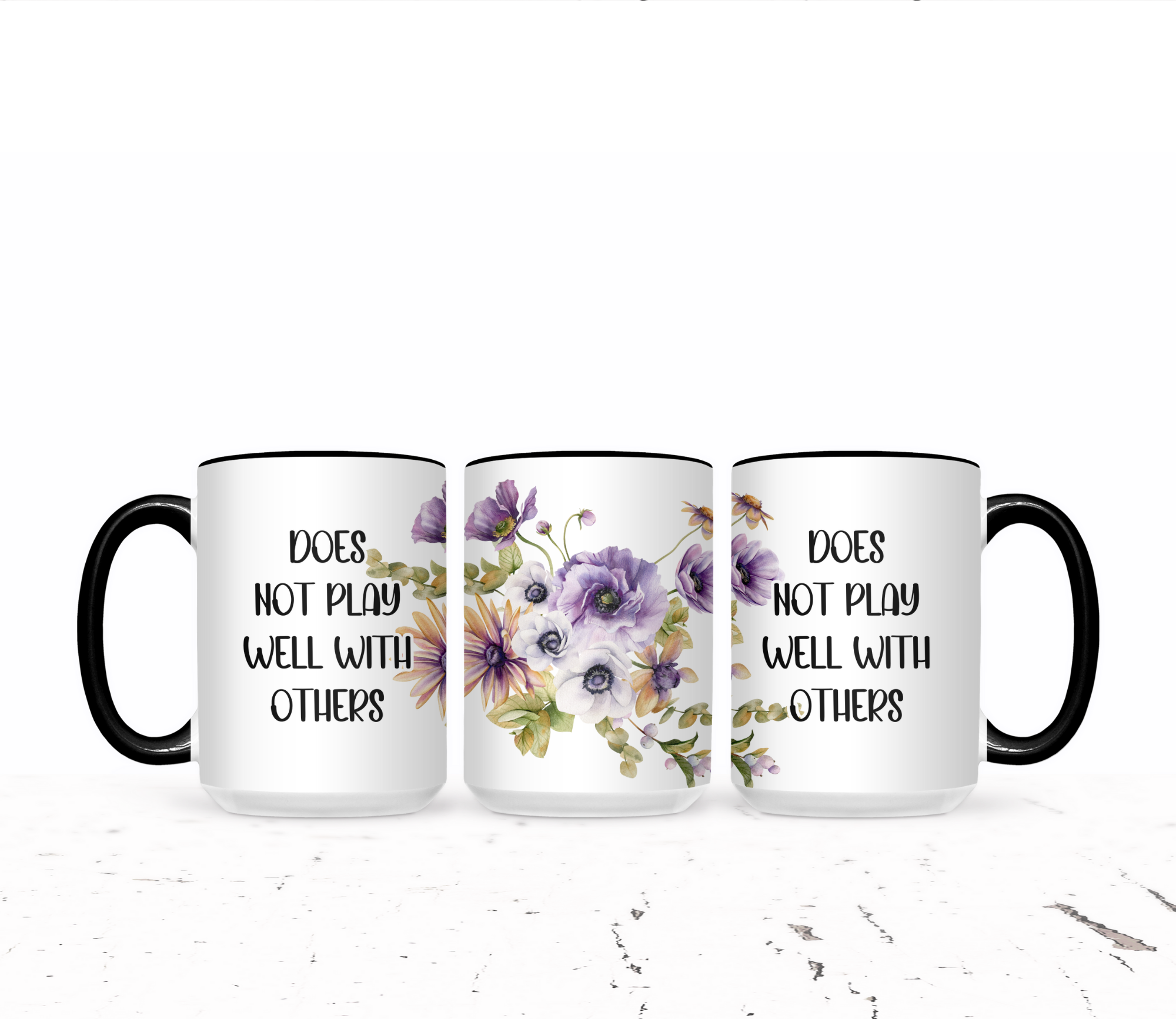 The Pretty Things - Wholesale Coffee Mug - Does Not Play Well With Others1