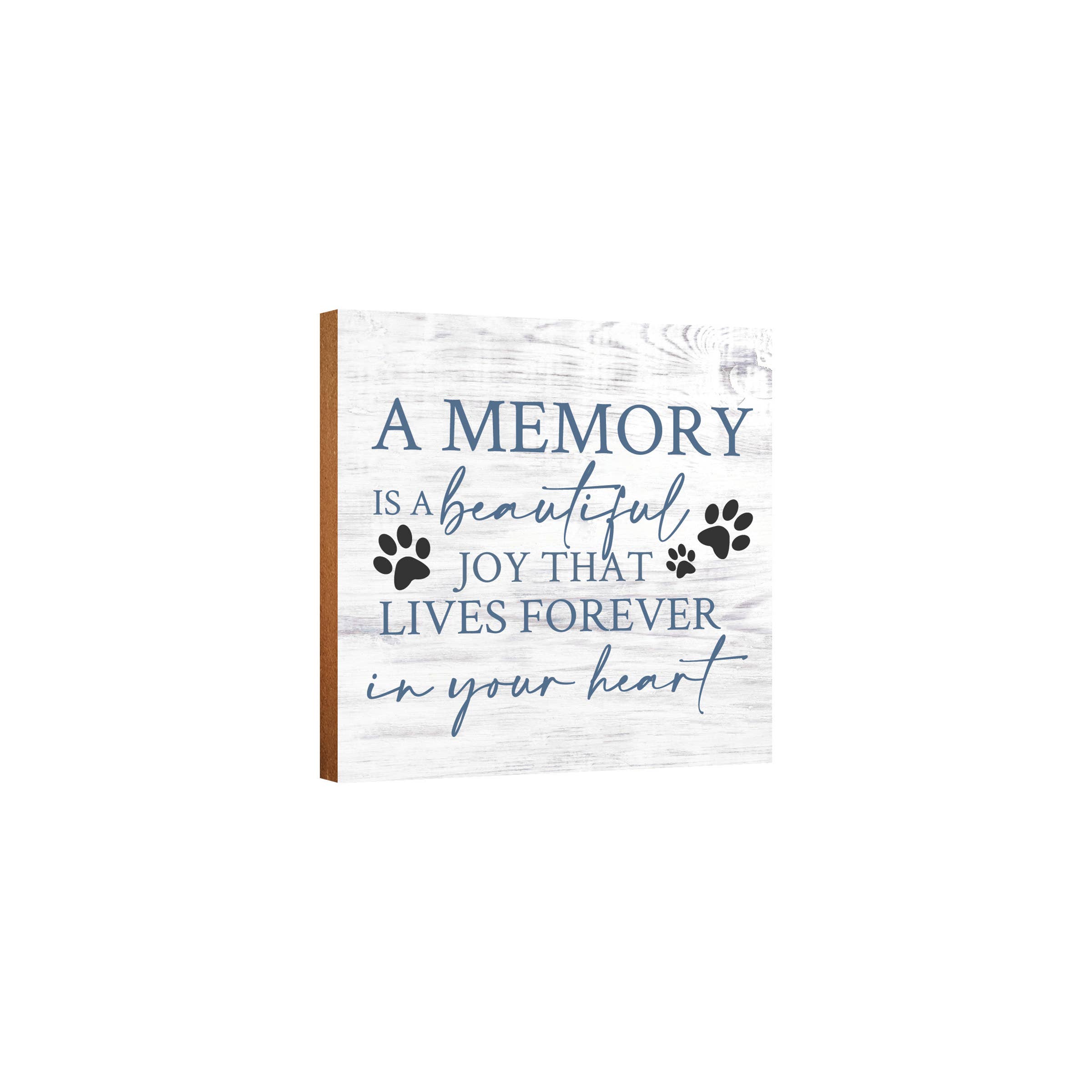 LifeSong Milestones - Wholesale Sign - Pet Memorial Bereavement Shelf Sitter: Memory Lives Forever1