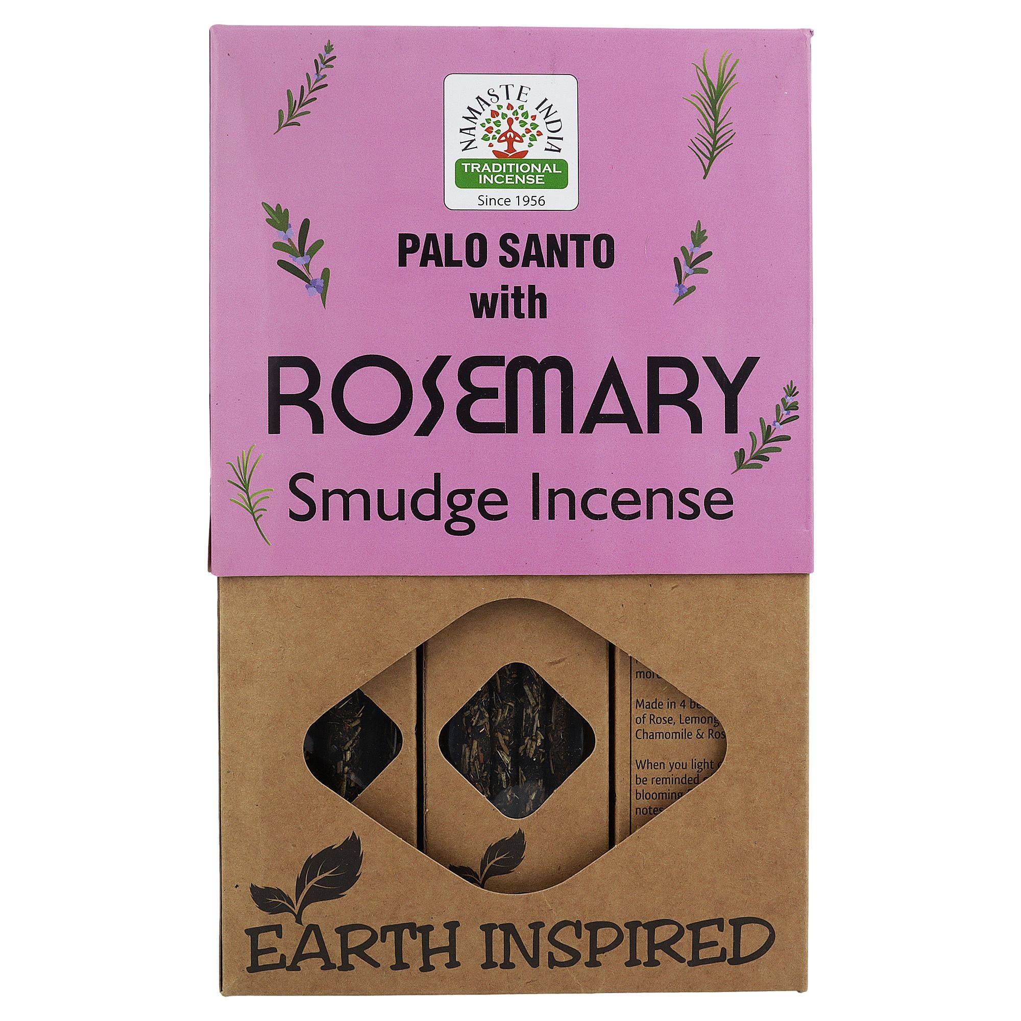 Tribal Trade GmbH - Wholesale Incense - 12x30g Namaste India Incense Sticks Palo Santo Rosemary0