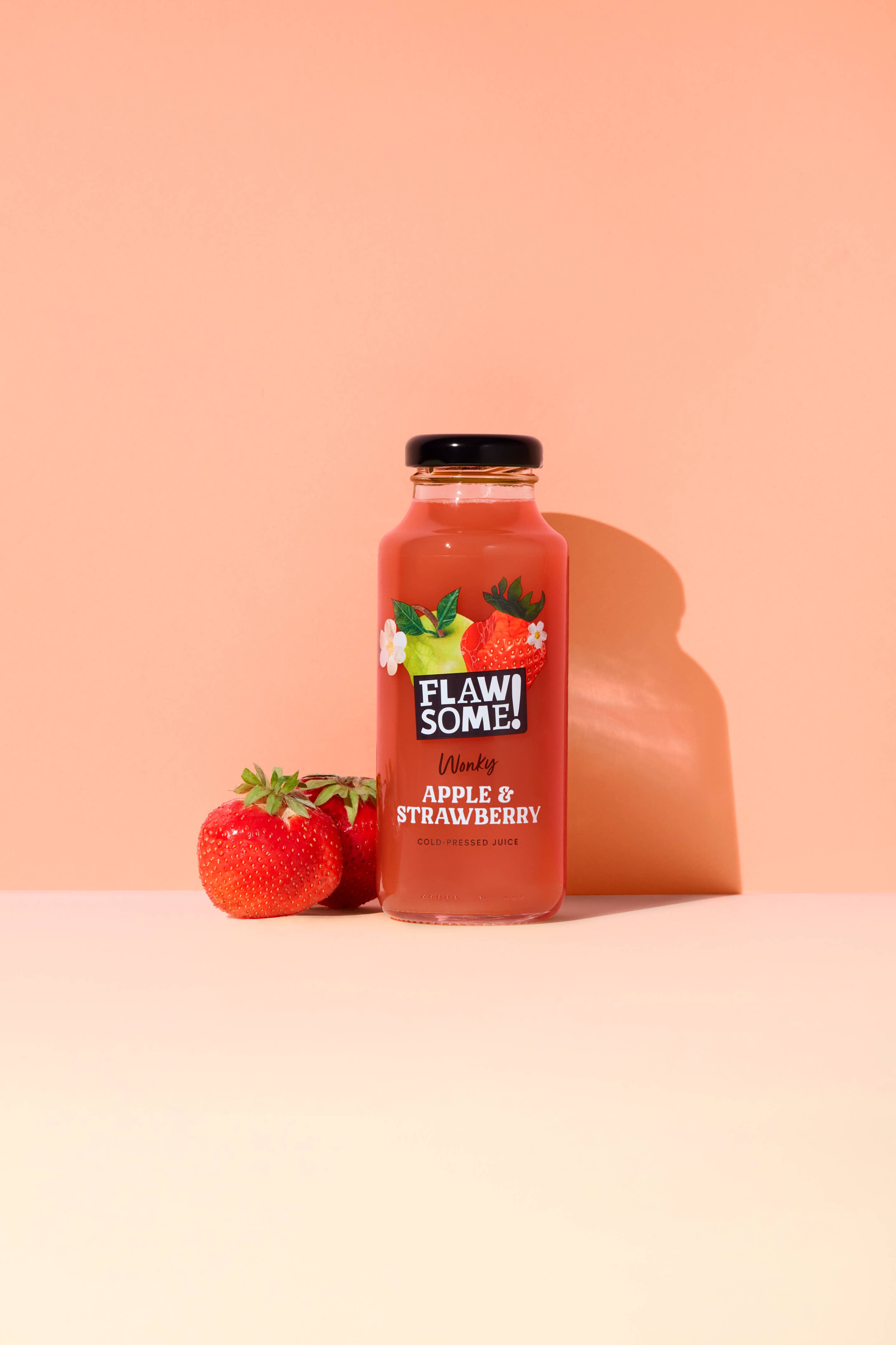 Flawsome Brands Limited – wholesale Wellness juice/tonic – Flawsome! Apple & Strawberry cold-pressed juice