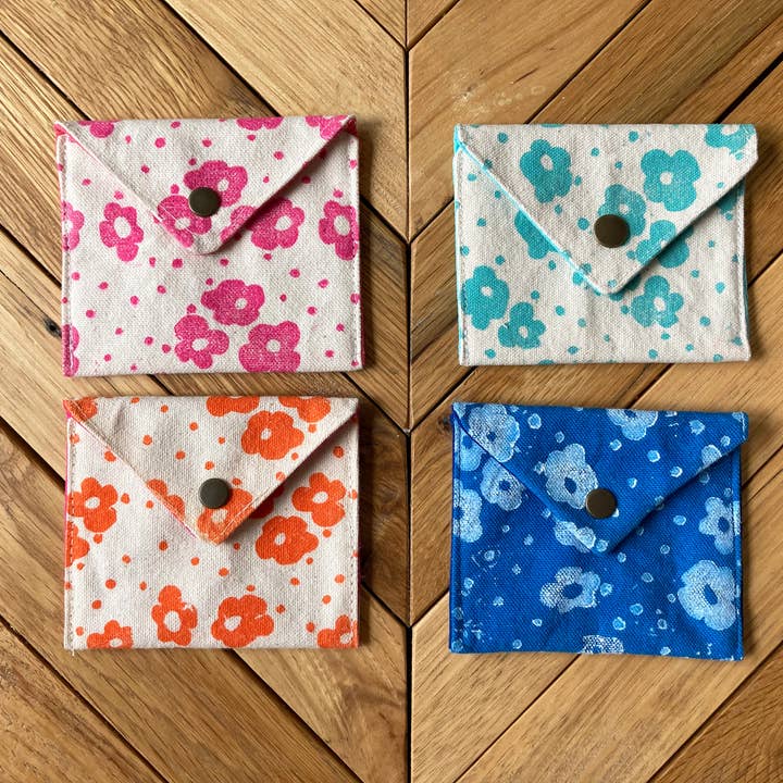 Blommor Block tryckt Snap plånbok för wholesale av Kathie Studio