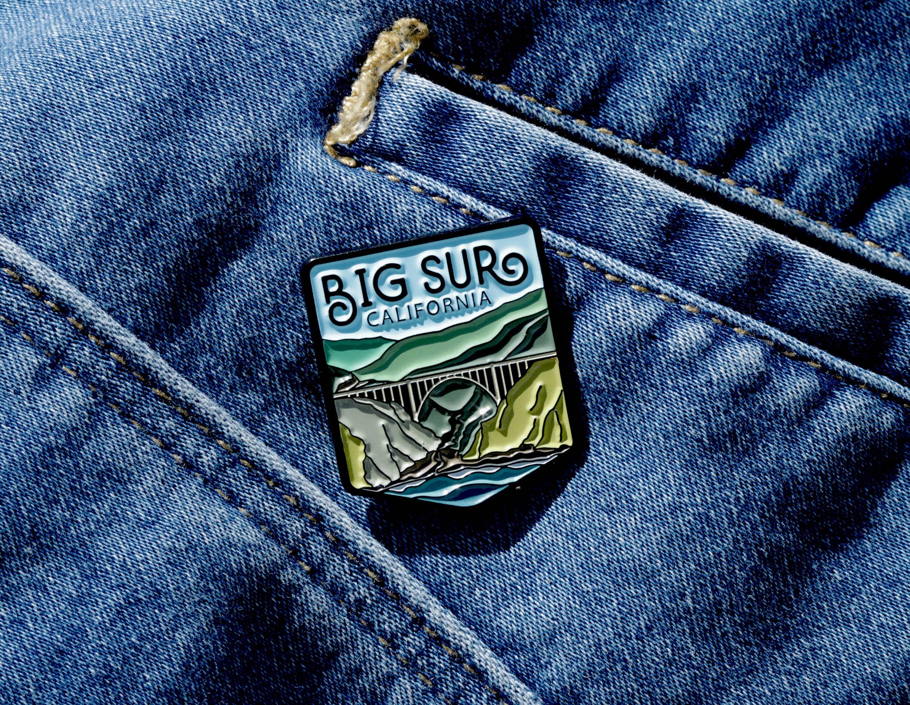 Squatchy - Wholesale Lapel Pin/Button - Big Sur California Enamel Pin6