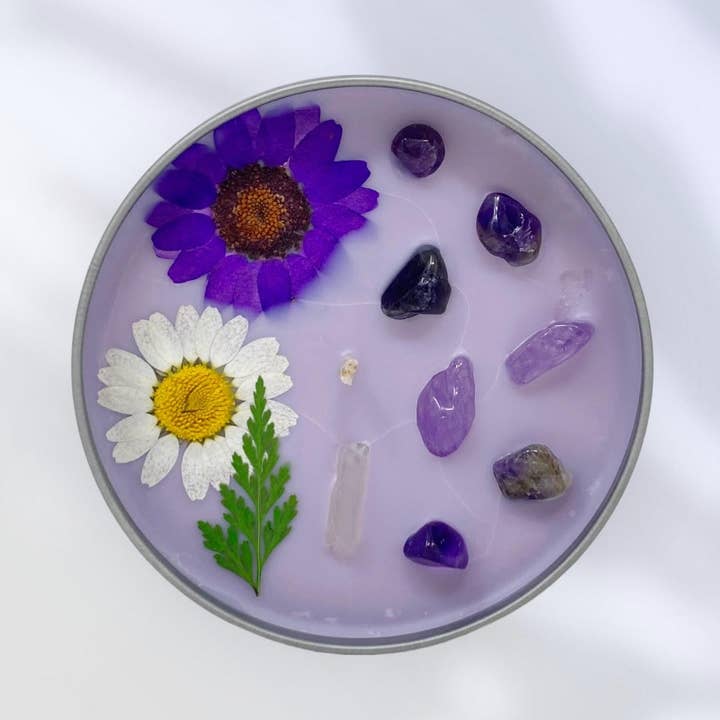 Vela de flor de salvia y lavanda para venta al por mayor de Fleetwood Candle Co.