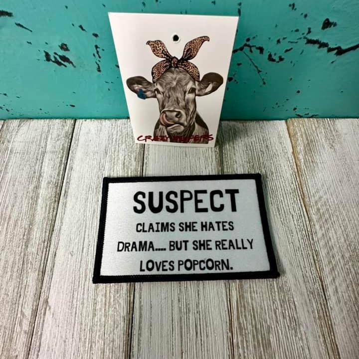 Crazy Heifers Wholesale - Wholesale Patch - DTF Patches Suspect-Iron on: Custom Option Available3
