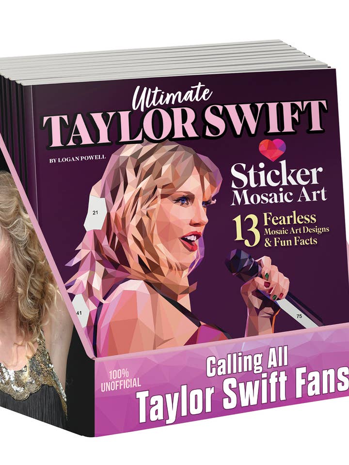 10-Copy Display - Ultimate Taylor Swift Sticker Mosaic Art  for wholesale by Fox Chapel Publishing