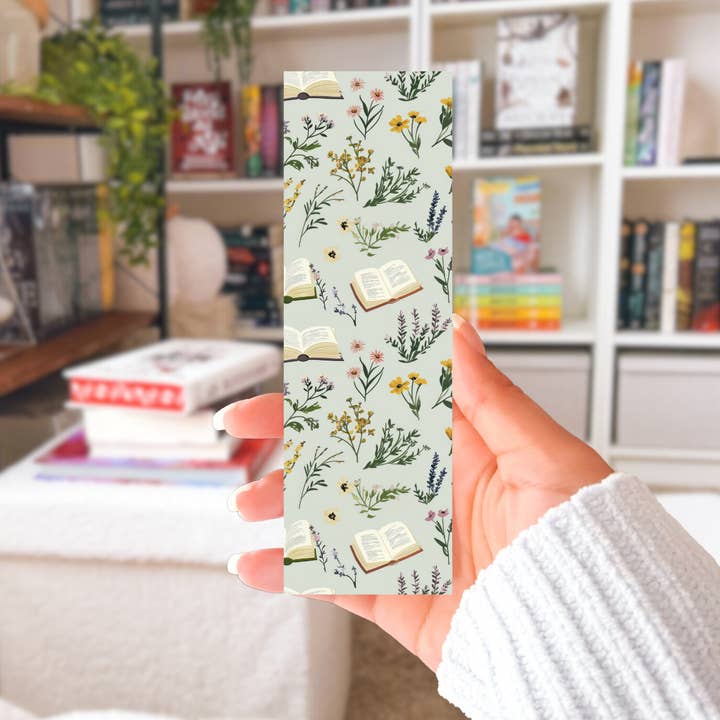 Marcapáginas Laminado de Ficción Floral para venta al por mayor de CGS.Creations