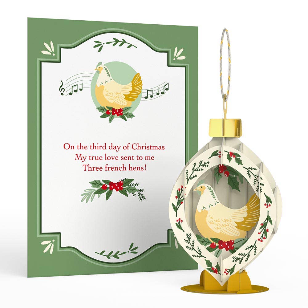 Lovepop Cards - Wholesale Christmas Card - 12 Days of Christmas Merry Ornament Set6