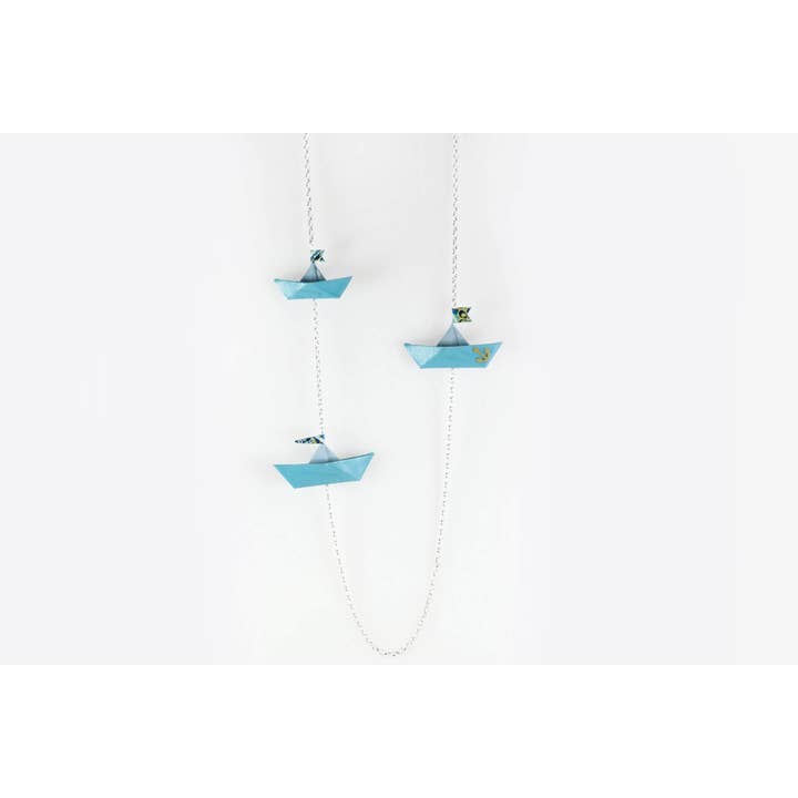 Barco Necklace for wholesale by Joyas de Papel