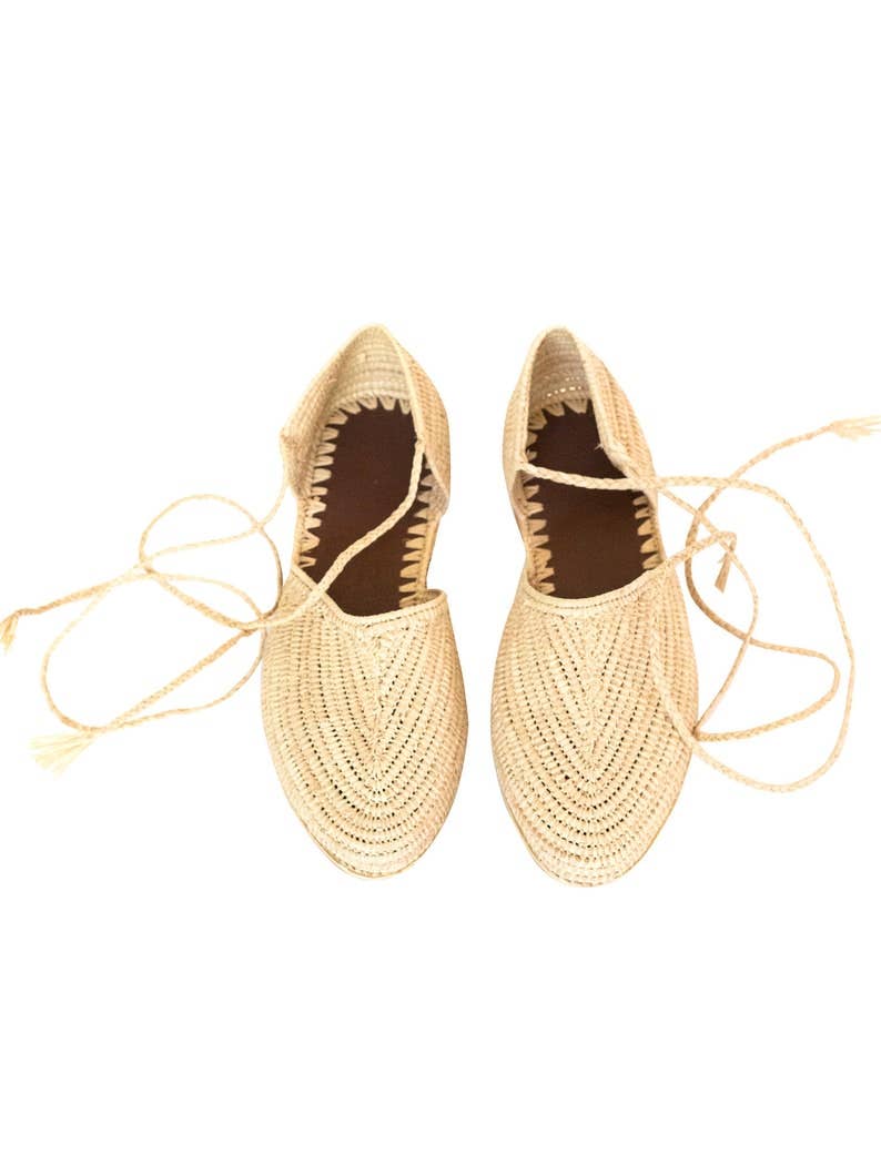 Steraraffia - Wholesale Slippers - Women's - Kella Sustainable Raffia Slip-Ons1