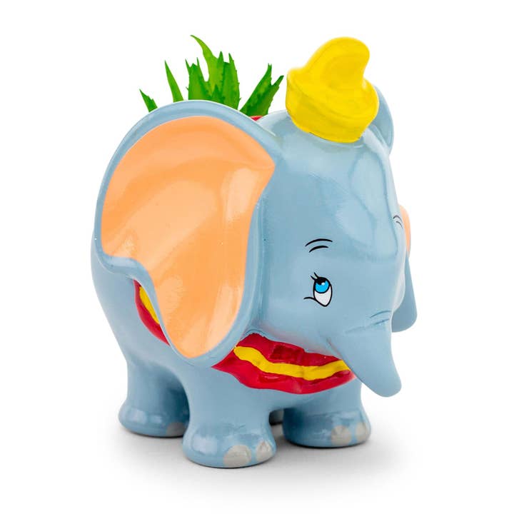Disney Dumbo 4-Inch Mini Planter With Artificial Succulent for wholesale by Toynk