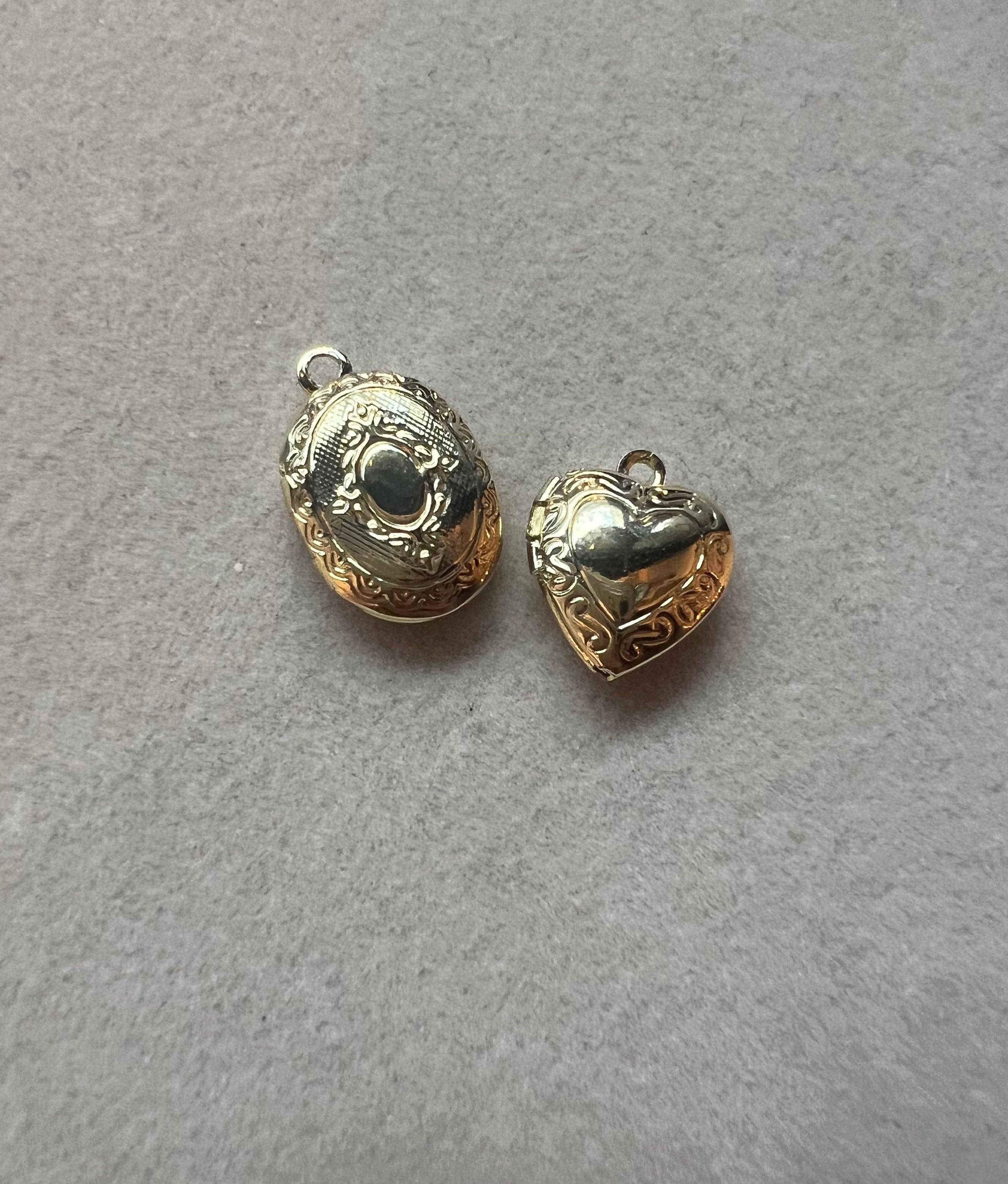 Goldie Charm Bar - Wholesale Individual Charm/Pendant - OPEN LOCKET CHARM2