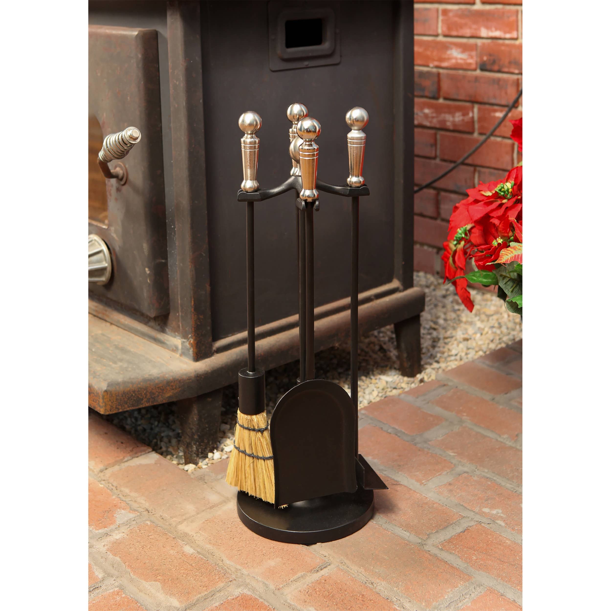 Wholesale Paxton Mini Fireplace Tool Set, Satin Nickel for