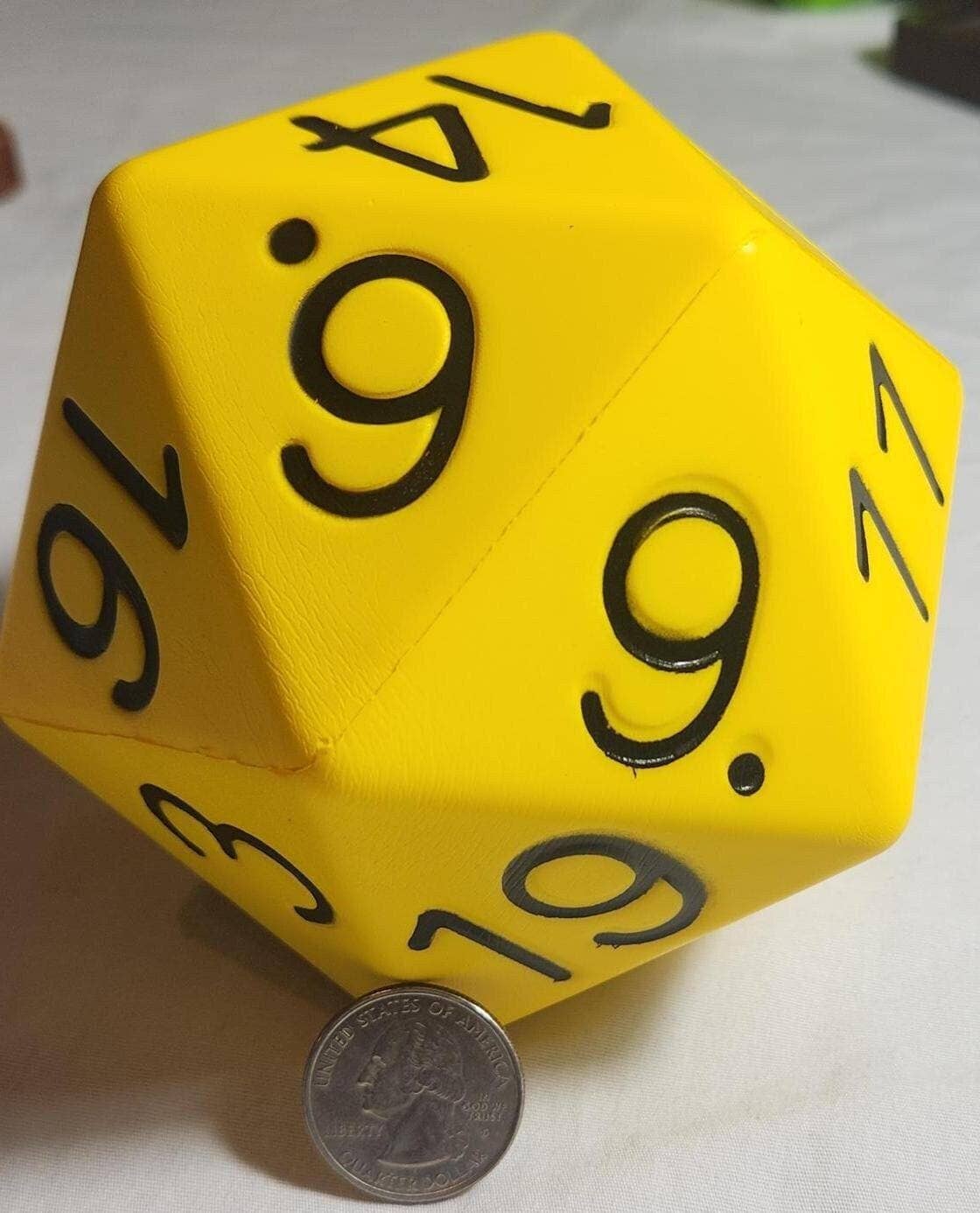 Cultivation Games - Wholesale Dice - Big Foam Dice 4 inch D20's (11 colors) by Zucati2