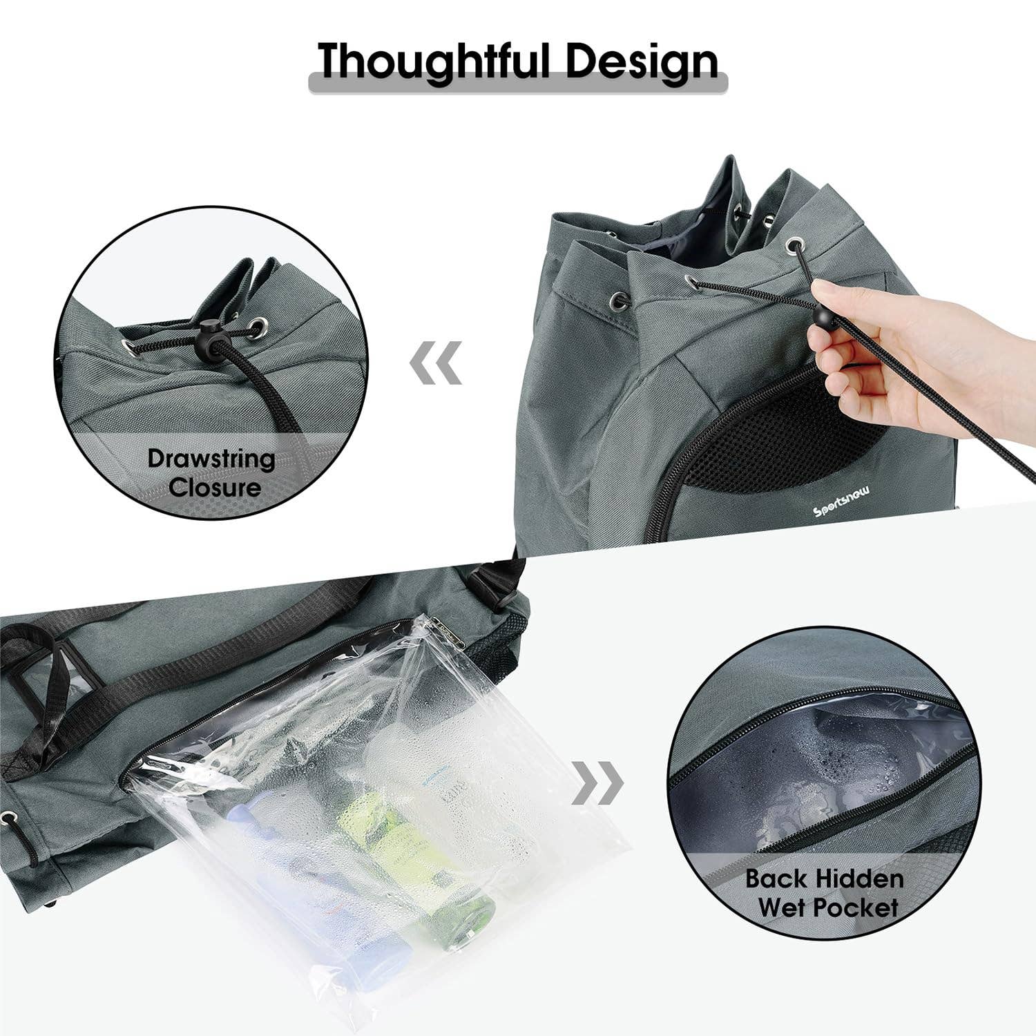 wandf - Wholesale Backpack - Unisex - Drawstring Backpack Soccer Basketball Backpack Gym Bag24