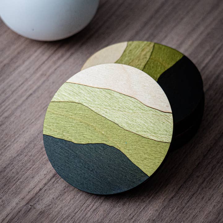 Path and Oak - Wholesale Coasters - Green Mountains Wood Coasters5