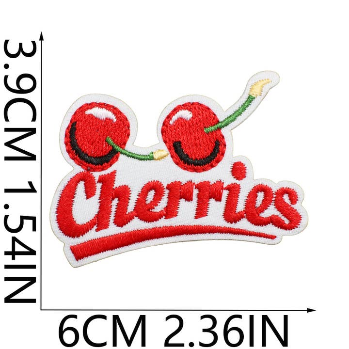 VividLux - Wholesale Patch - Cherry Series Embroidery Iron-on Patches15