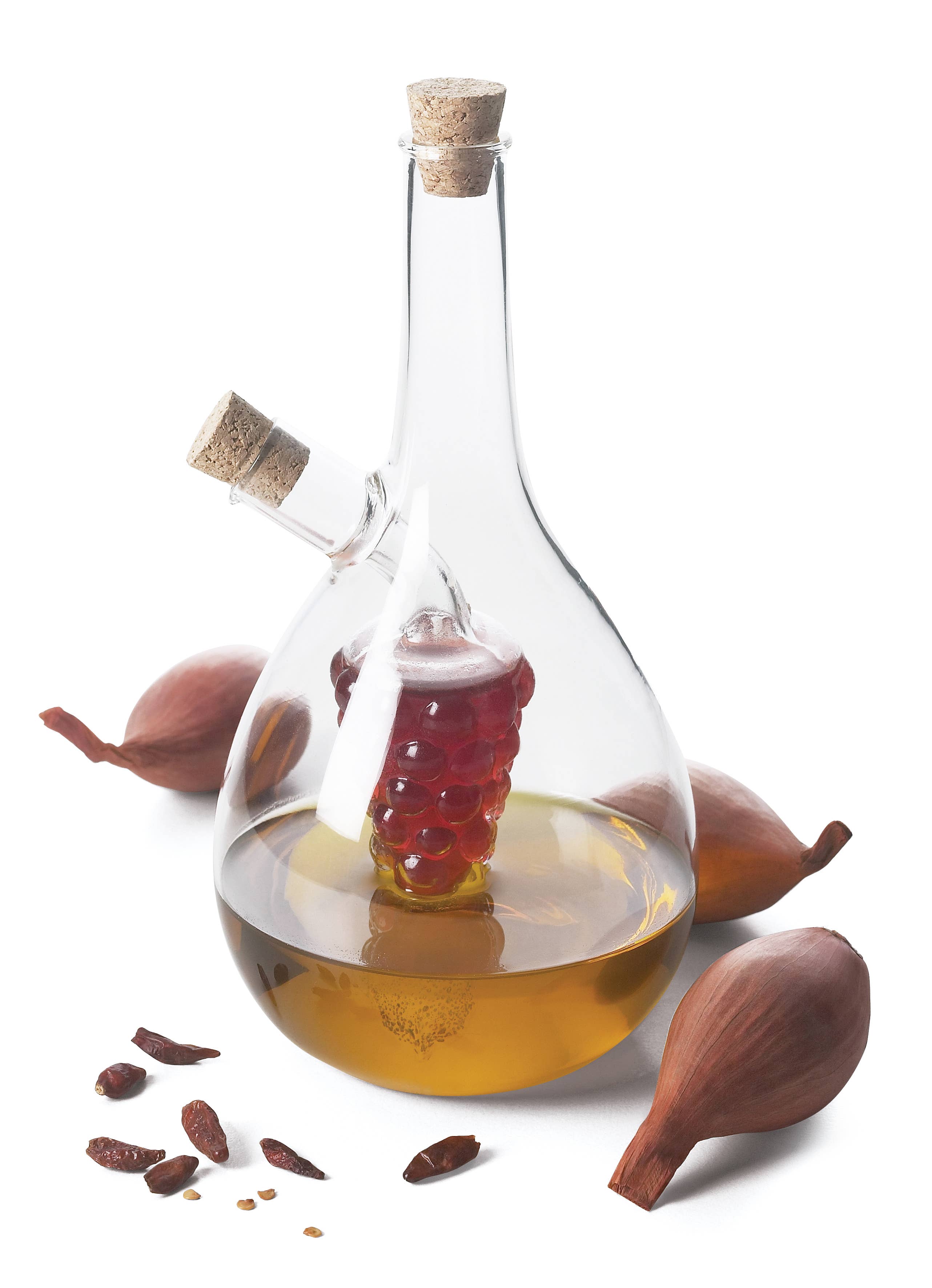 Transparent Colorless Soffio Oil/Vinegar Bottle 60 CL Drop for wholesale on Faire1