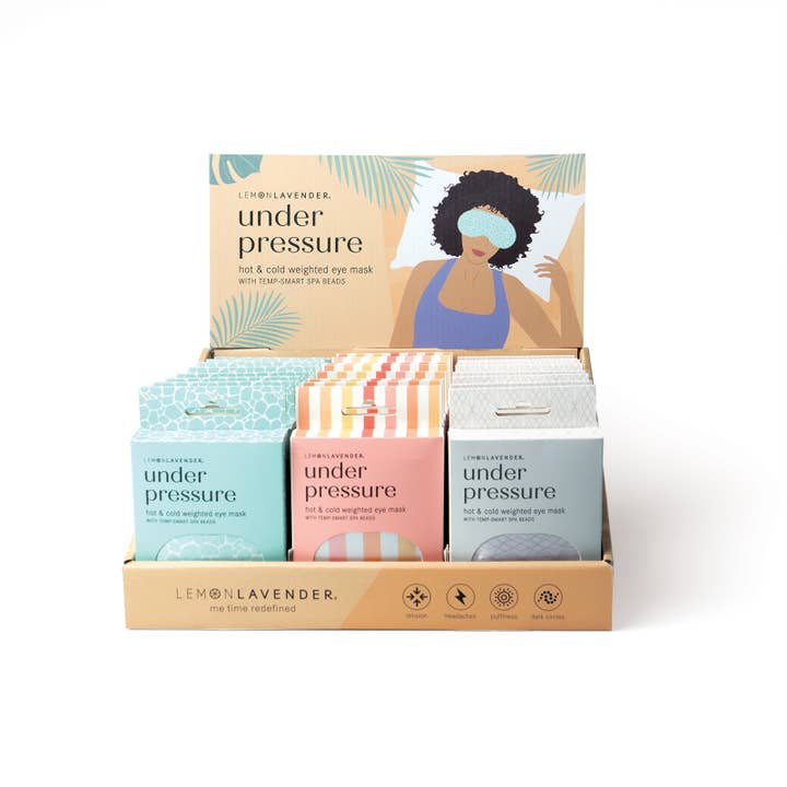 DM Merchandising - Vendita all'ingrosso Maschera per dormire - Maschera per gli occhi ponderata alla lavanda al limone